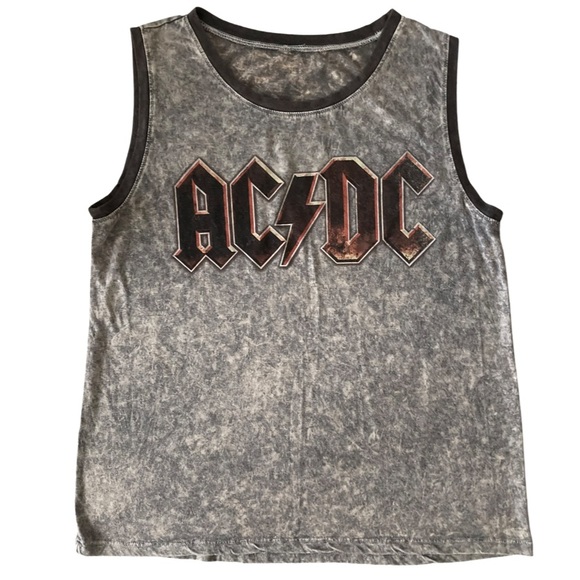 ACDC Graphic Tee | Tops | Y2k Vintage Acdc Graphic Sleeveless Tank ...